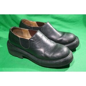 John Fluevog Chunky Black Leather‎ Shoes Mens US 10